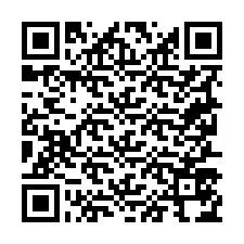 Código QR para número de teléfono +19257574969