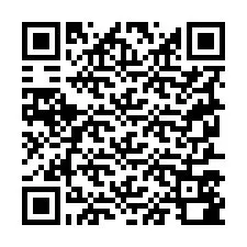 QR Code สำหรับหมายเลขโทรศัพท์ +19257580050