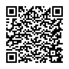 Codice QR per il numero di telefono +19257581559