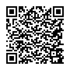 QR-code voor telefoonnummer +19257581967