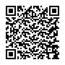 電話番号のQRコード +19257584911