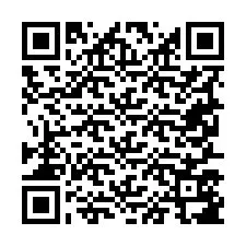 QR Code pour le numéro de téléphone +19257587137