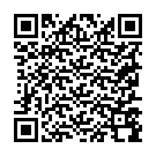 Código QR para número de teléfono +19257598159