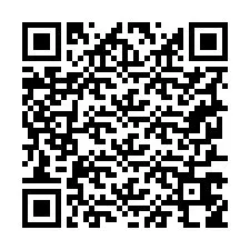 QR-code voor telefoonnummer +19257658055