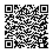 Código QR para número de teléfono +19257840114