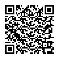 QR kód a telefonszámhoz +19257936801