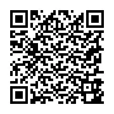 QR код за телефонен номер +19257942015