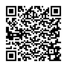 QR код за телефонен номер +19257942506