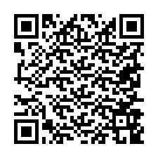 Código QR para número de teléfono +19257949797