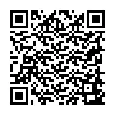 Código QR para número de teléfono +19258643145