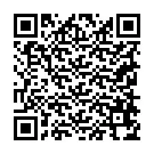 QR-koodi puhelinnumerolle +19258674595