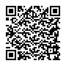 Código QR para número de teléfono +19285924885