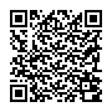 Código QR para número de teléfono +19292000501