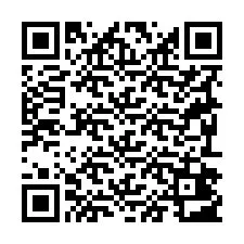 QR Code สำหรับหมายเลขโทรศัพท์ +19292403040