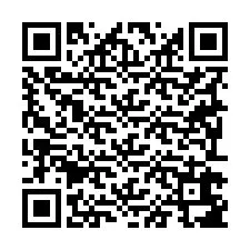 Código QR para número de telefone +19292687826