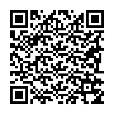 Codice QR per il numero di telefono +19292754433