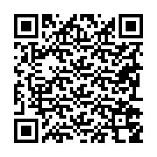 QR-code voor telefoonnummer +19292758917