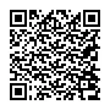 Código QR para número de telefone +19314036367