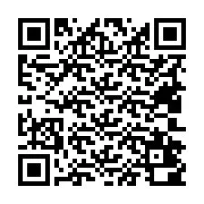 QR kód a telefonszámhoz +19402400503