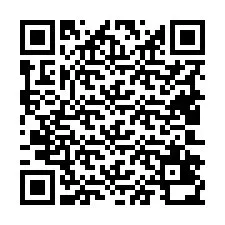 QR kód a telefonszámhoz +19402430546