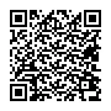 QR kód a telefonszámhoz +19402436357
