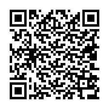 QR Code สำหรับหมายเลขโทรศัพท์ +19402536048