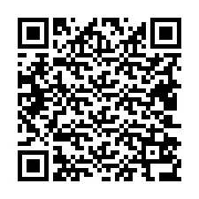 Kode QR untuk nomor Telepon +19402536092