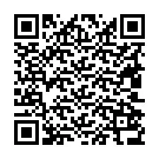 QR-Code für Telefonnummer +19402536280