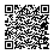 QR kód a telefonszámhoz +19402536857