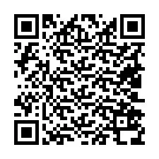 QR-koodi puhelinnumerolle +19402538999