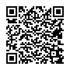 Código QR para número de teléfono +19402687017