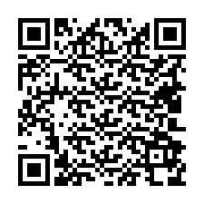 Código QR para número de teléfono +19402978356