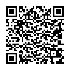 QR-koodi puhelinnumerolle +19403416419