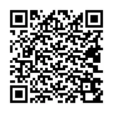 QR-koodi puhelinnumerolle +19403650633