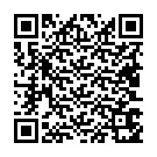 Kode QR untuk nomor Telepon +19403651166