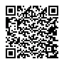 Kode QR untuk nomor Telepon +19403653377