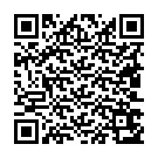 QR Code สำหรับหมายเลขโทรศัพท์ +19403653694