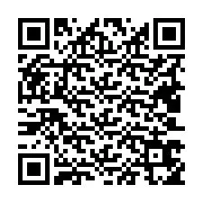 Código QR para número de teléfono +19403655492