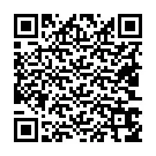 Código QR para número de teléfono +19403656429