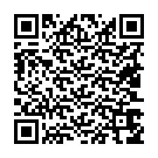 QR kód a telefonszámhoz +19403656869