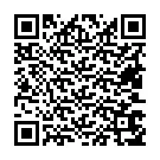 Código QR para número de teléfono +19403657187