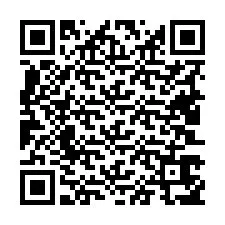 QR-код для номера телефона +19403657876