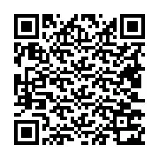 QR-код для номера телефона +19403722392