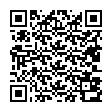 Código QR para número de teléfono +19403832512