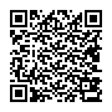 QR Code pour le numéro de téléphone +19403833492