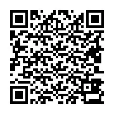 QR Code สำหรับหมายเลขโทรศัพท์ +19403833842