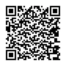 QR-code voor telefoonnummer +19403836006