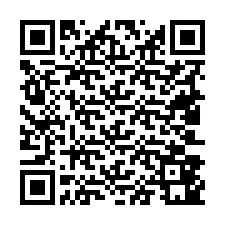 電話番号のQRコード +19403841398