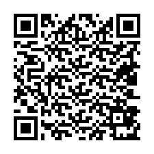 QR kód a telefonszámhoz +19403871699