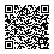 Codice QR per il numero di telefono +19403872652